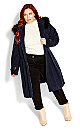 High Living Coat - navy