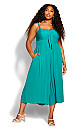 Beach Front Jumpsuit - aqua