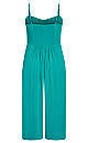 Beach Front Jumpsuit - aqua