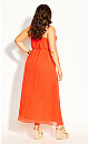 Paradise Maxi Dress - flame