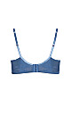 Plus Size Olivia Strappy Lace Bra - indigo