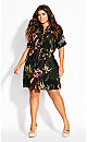 Phuket Shirt Dress - black