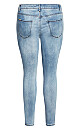 Plus Size Asha Destruct Jean - denim