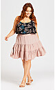 Plus Size So Sweet Skirt - champagne