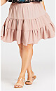 Plus Size So Sweet Skirt - champagne