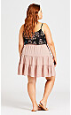 Plus Size So Sweet Skirt - champagne