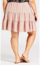 Plus Size So Sweet Skirt - champagne