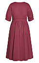 Sunset Stroll Dress - roseberry