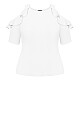 Plus Size Wild Sleeve Top - ivory