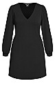 Plus Size Qiuero Dress - black