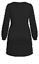 Plus Size Qiuero Dress - black