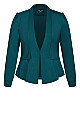 Piping Praise Jacket - dark teal