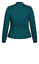 Piping Praise Jacket - dark teal