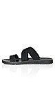 Plus Size Peggy Slide - black