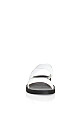 Plus Size Peggy Slide - white