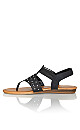 Plus Size Kimber Sandal black