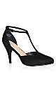 Plus Size Stefania Heel - black