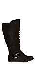 Plus Size Sasha Tall Boot - black