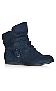 Plus Size Serena Ankle Boot - navy