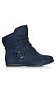 Plus Size Serena Ankle Boot - navy