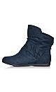 Plus Size Serena Ankle Boot - navy