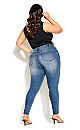 Plus Size Harley Chill Out Jean - denim