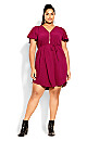 Sweet Fling Dress - magenta