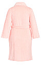 Plus Size Pink Robe - pink