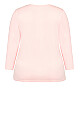 Plus Size Shine Sleep Top - pink