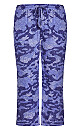 Plus Size Hacci Camo Pant - camo lilac