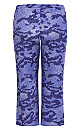 Plus Size Hacci Camo Pant - camo lilac