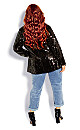 Sequin Seduction Jacket - black