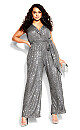 Dazzling Jumpsuit - gunmetal