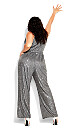 Dazzling Jumpsuit - gunmetal