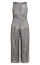 Dazzling Jumpsuit - gunmetal