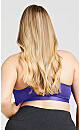 Plus Size Sports Bra - blue