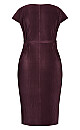 Baby Pleat Dress - plum