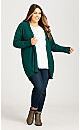 Plus Size Grace Cardi - jade