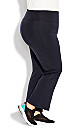 Plus Size Legging Pima Bootleg Navy - petite