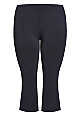 Plus Size Legging Pima Bootleg Navy - petite