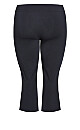 Plus Size Legging Pima Bootleg Navy - petite