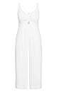 Plus Size Paradise Jumpsuit - ivory