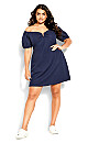 Sweet Paradise Dress - navy