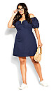 Sweet Paradise Dress - navy