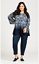 Plus Size Jegging Hi Rise Dark Wash - petite