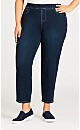 Plus Size Jegging Hi Rise Dark Wash - petite