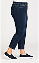 Plus Size Jegging Hi Rise Dark Wash - petite