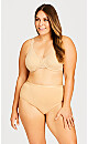 Plus Size Basic Comfort Cotton Modern
Beige Brief Panty