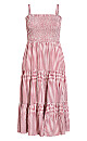 Gingham Maxi Dress - roseberry