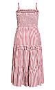 Gingham Maxi Dress - roseberry